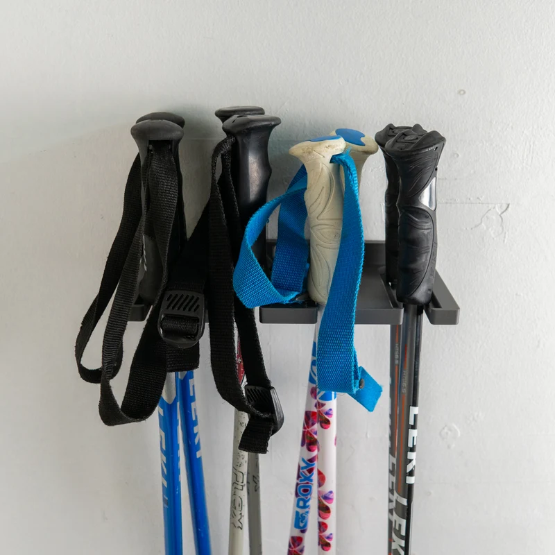 Ski Pole Holder | Wall Mount Rack
