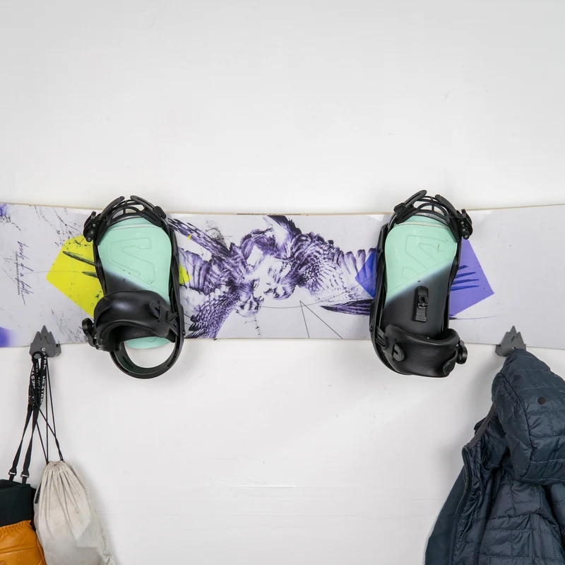 Mountain Snowboard Holder | Horizontal Wall Mount