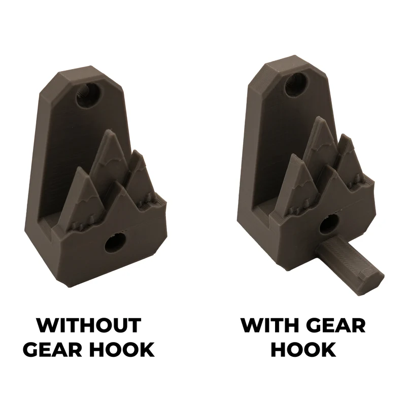Mountain Snowboard Holder | Horizontal Wall Mount