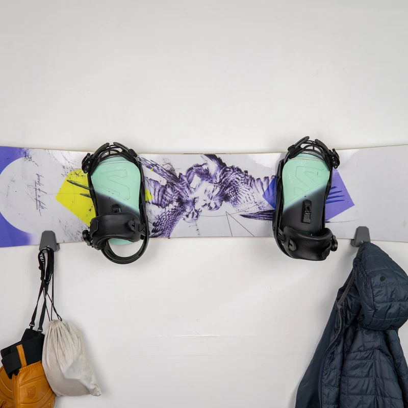 Horizontal Snowboard Holder | Wall Mount