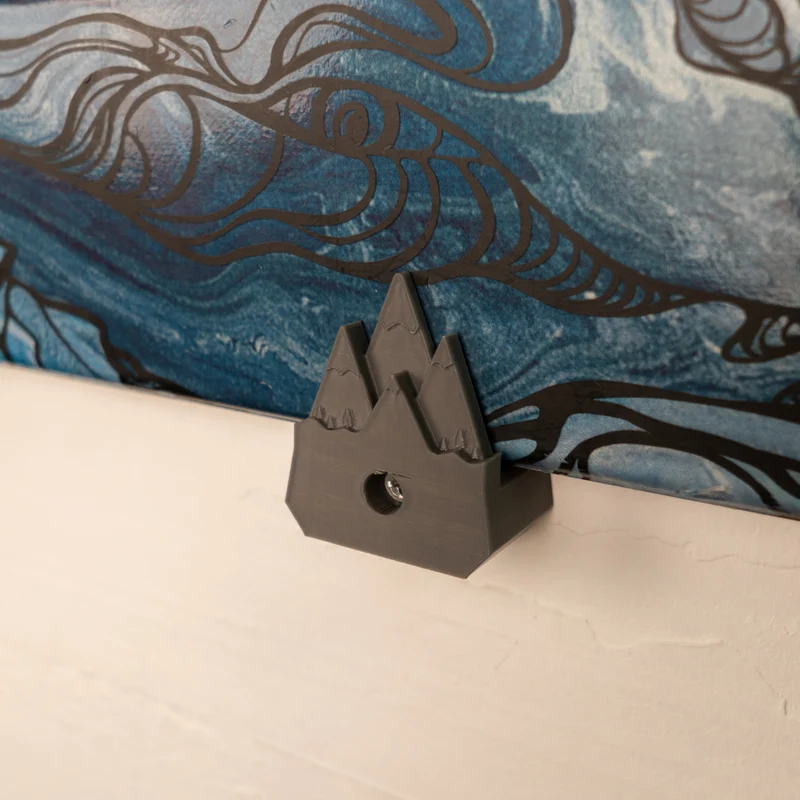 Mountain Ski Holder | Horizontal Wall Mount
