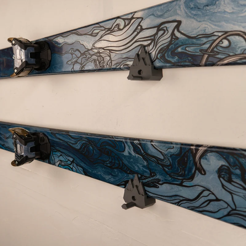 Mountain Ski Holder | Horizontal Wall Mount