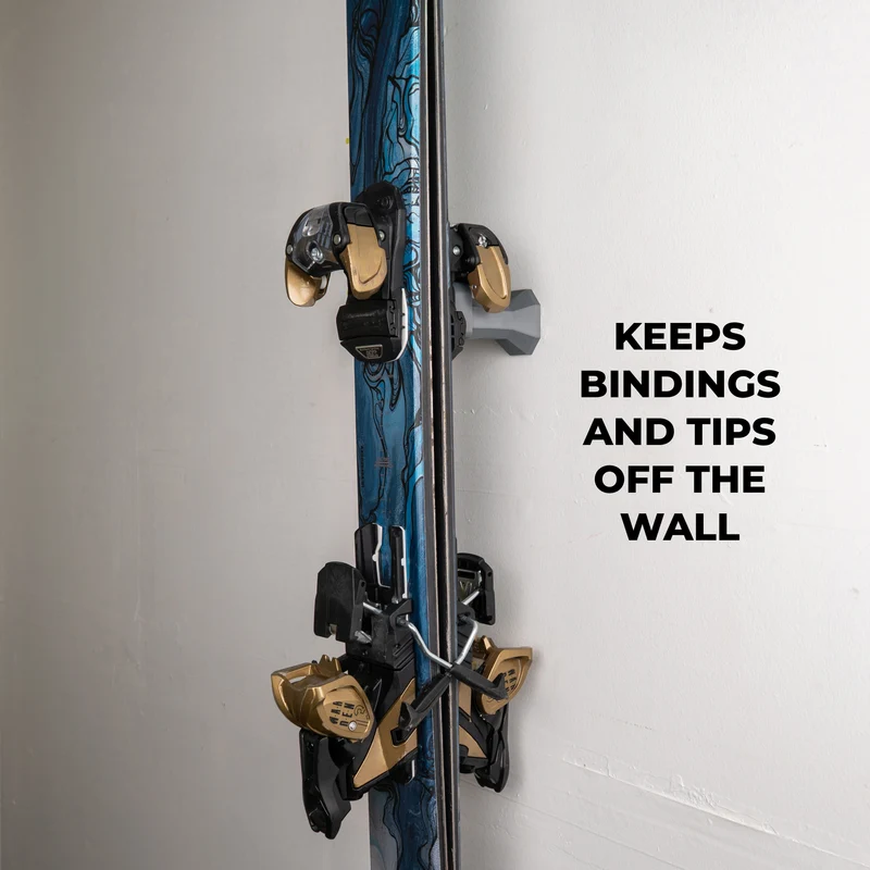 Vertical Ski Holder – Wall Mount Ski Rack