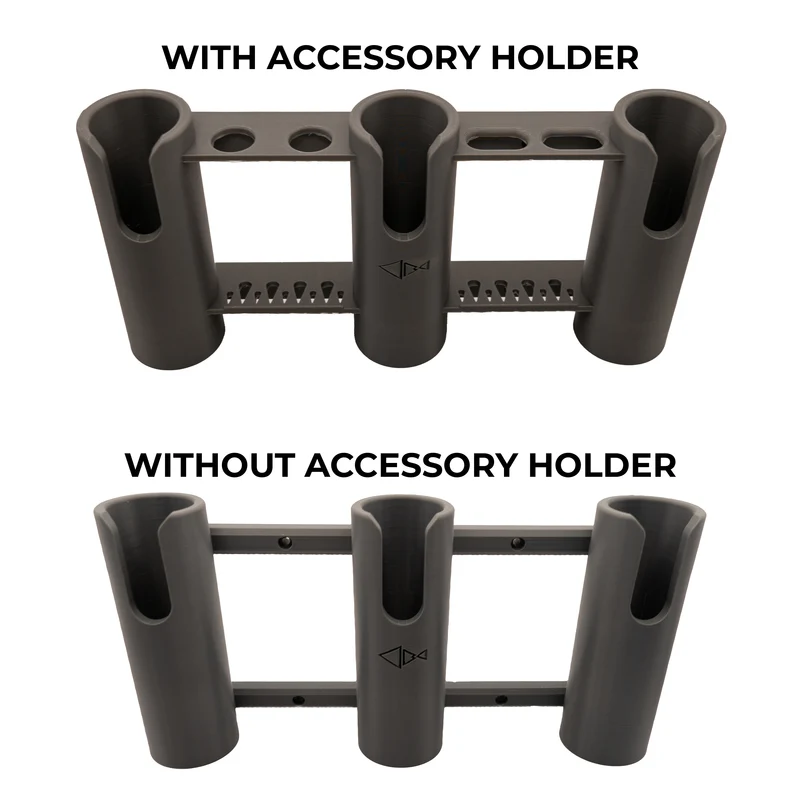 Vertical Fishing Rod Holder | Triple Wall Mount