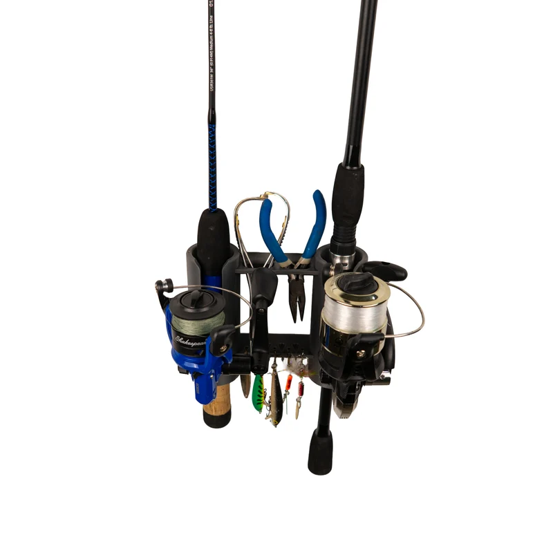 Vertical Fishing Rod Holder | Double Wall Mount