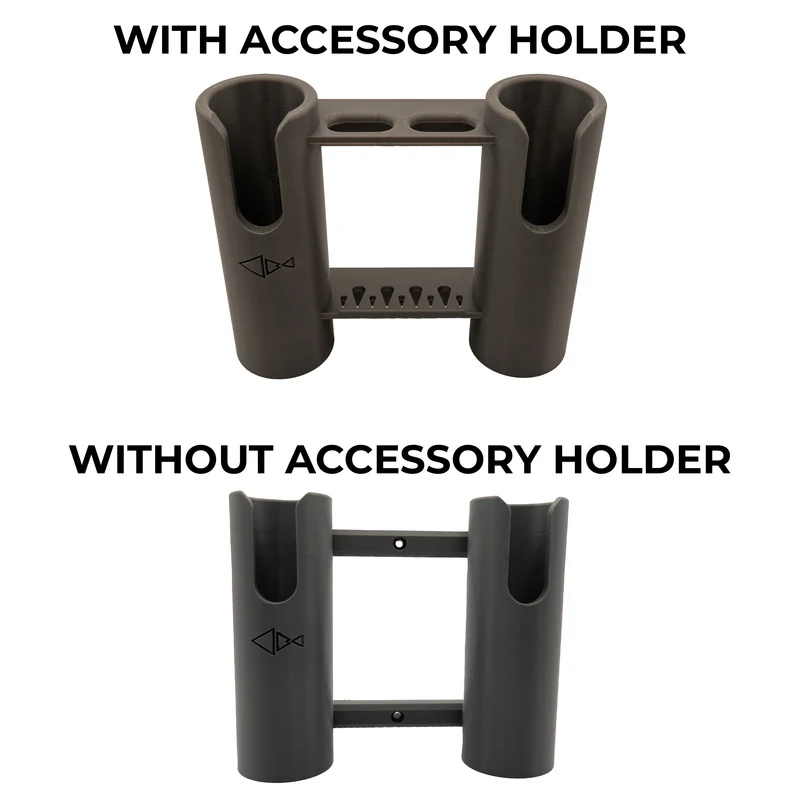 Vertical Fishing Rod Holder | Double Wall Mount