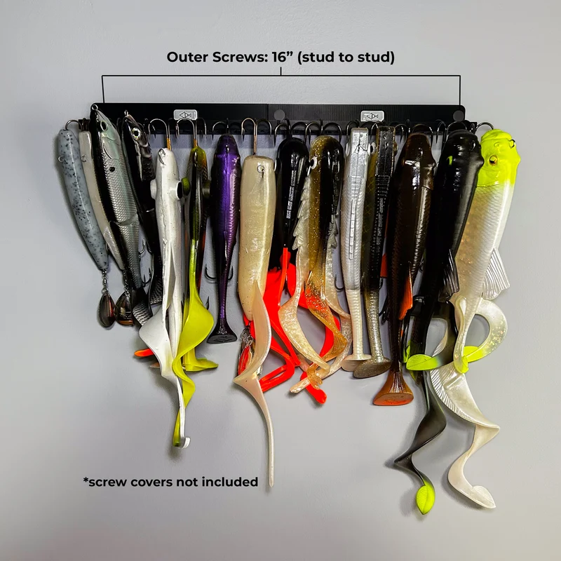 Magnum Fishing Lure Holder | Wall Mount