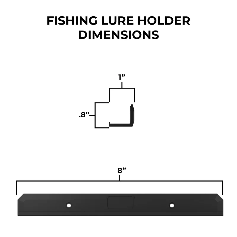 Fishing Lure Holder | 31-Hook Wall Mount