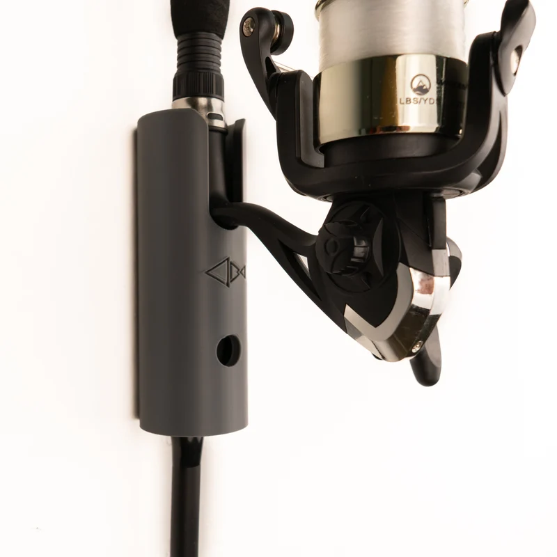 Vertical Fishing Rod Holder | Single Wall Mount