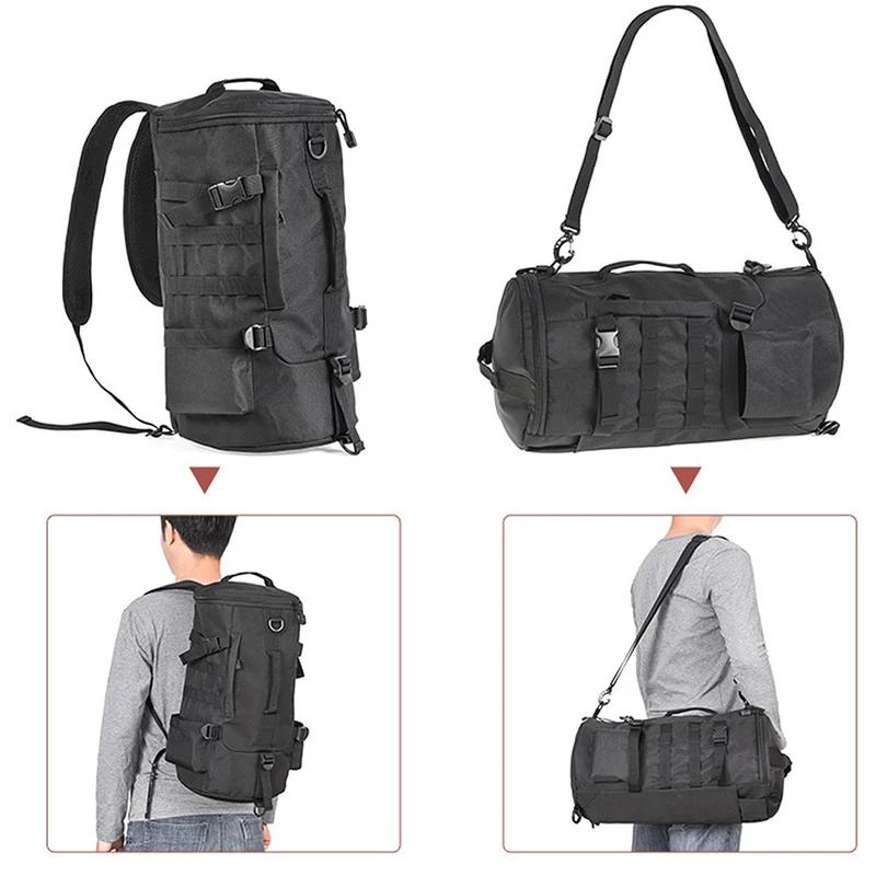 MrY 23L Men Women Multifunctional Fishing Tackle Bags Outdoor Backpack Trekking Single Shoulder Crossbody Bags Fishing Bags
