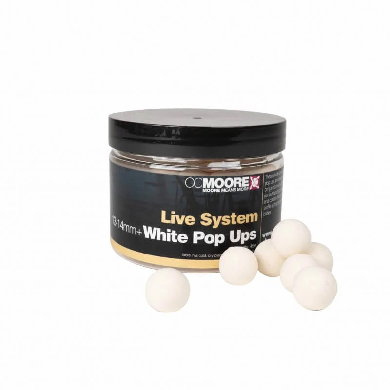 Pop ups Ccmoore Live System Blanc 14 mm