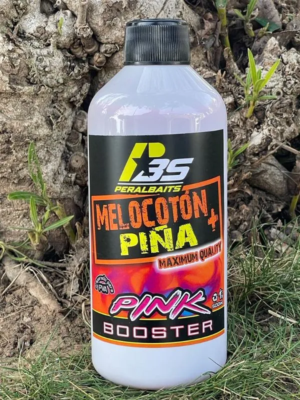 Trempage Booster Pink Peralbaits Pêche Ananas 500 ml