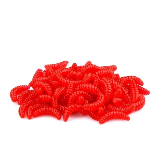 Leurre Souple Larve JXC02-2 2cm Par 100pcs