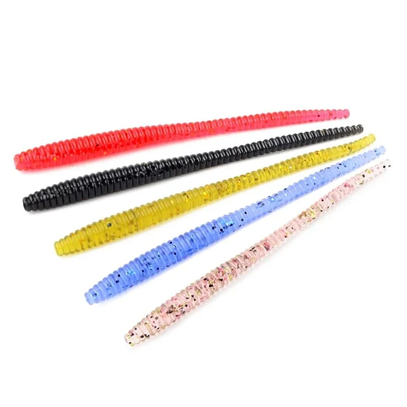 Leurre Souple Vers JXC06 6cm-8cm Par 20pcs-50pcs