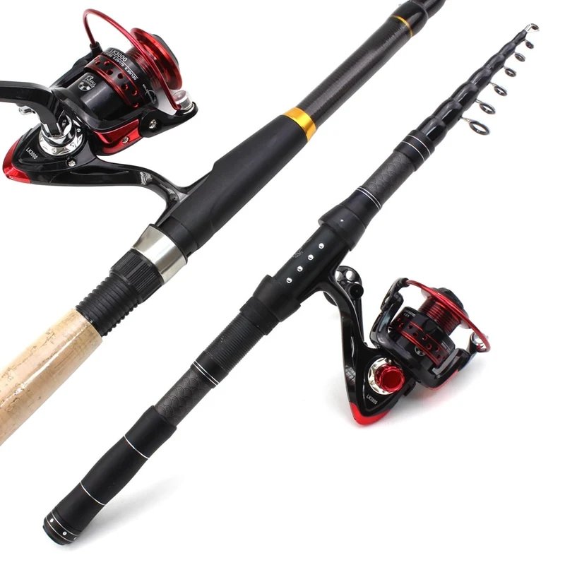 Cannes Carnassier avec moulinet Spinning (1.8m ~ 3.0m).