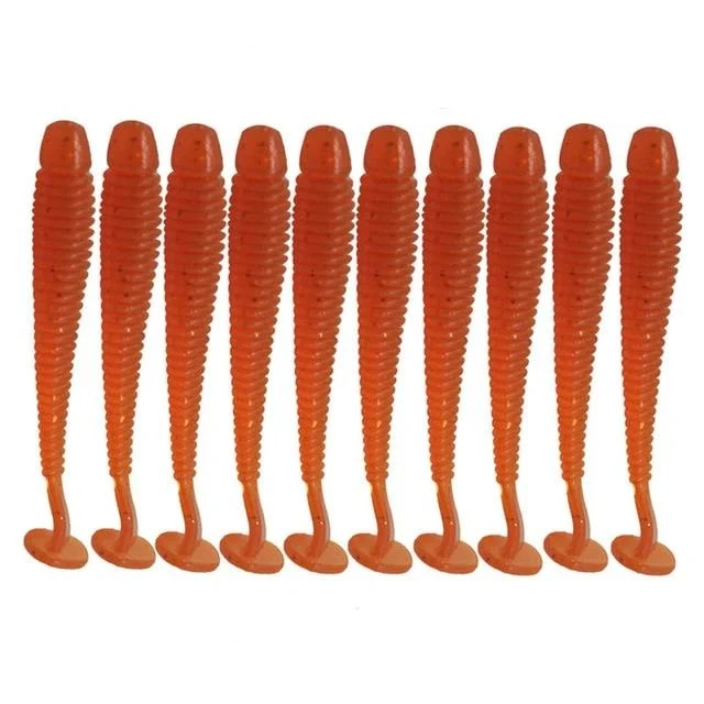 Leurre Souple Vers 5cm Par 10pcs