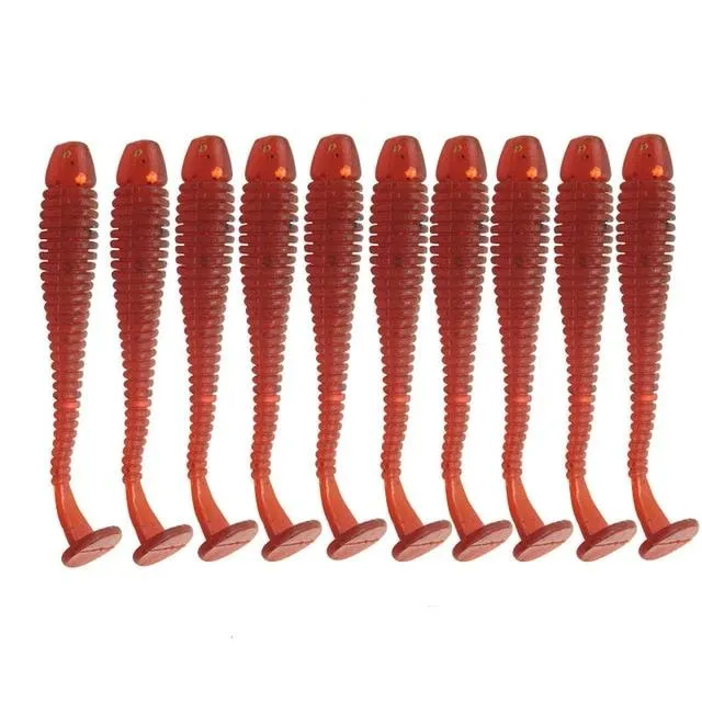 Leurre Souple Vers 5cm Par 10pcs