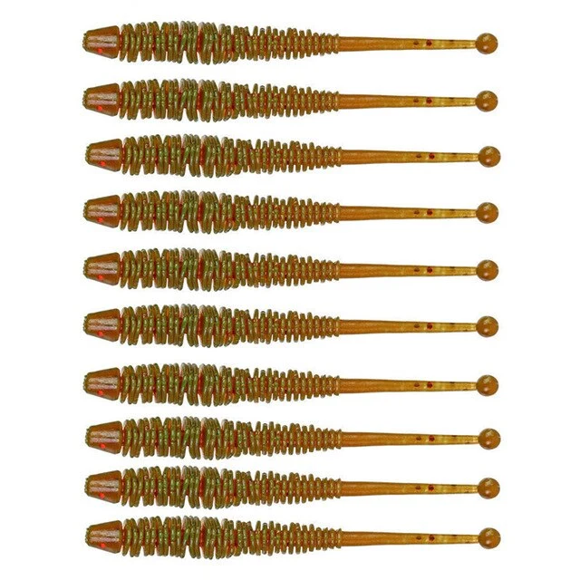 Leurre Souple Vers 0.6cm Par 10pcs