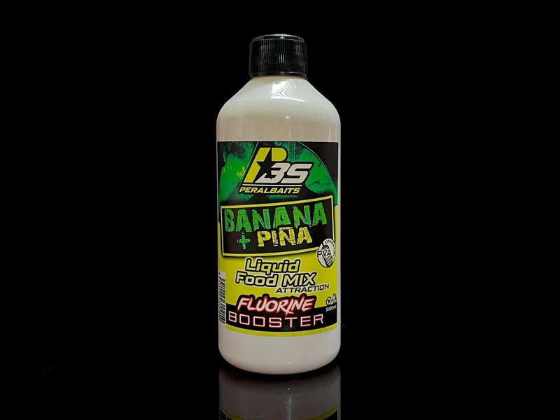 Trempage Booster Fluorine Peralbaits Banana Ananas 500 ml