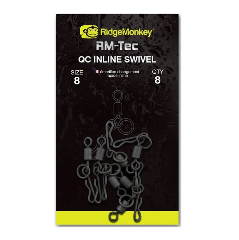 Quick Change Ridge Monkey RM-Tec In-Line Swivel Nº8