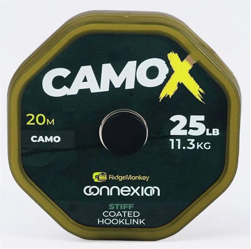 Tresse Ridge Monkey CamoX Stiff Coated 20 m