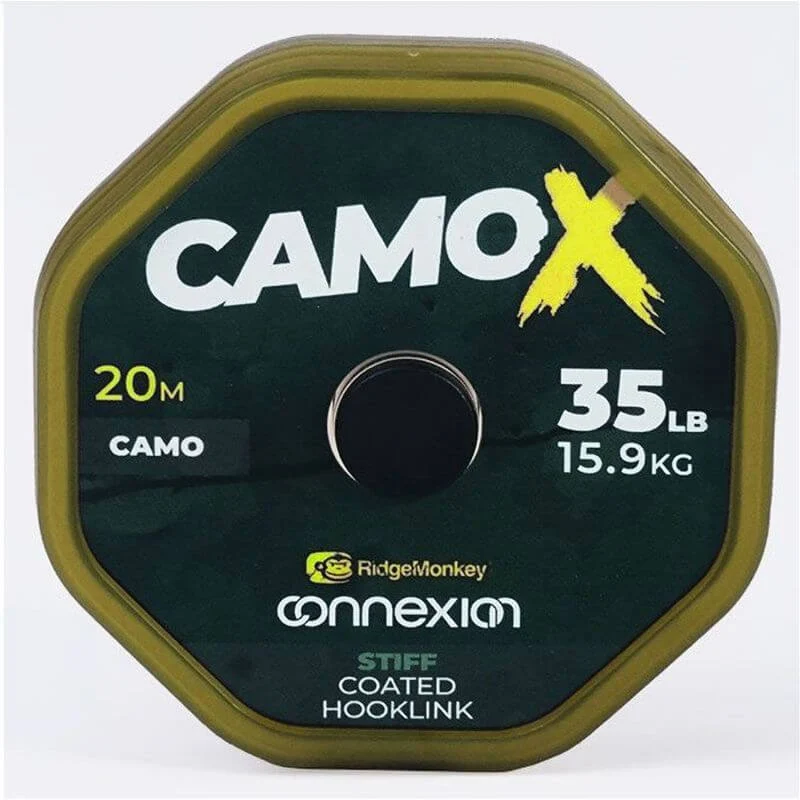 Tresse Ridge Monkey CamoX Stiff Coated 20 m