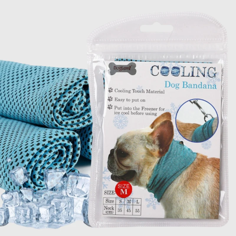 Bandana Rafraîchissant Gros Chien Anti-Canicule