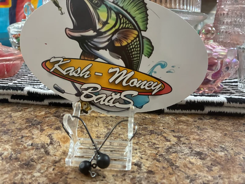3/16 oz. Oxidized Tungsten ball head. 2 per pack 4/0 hook