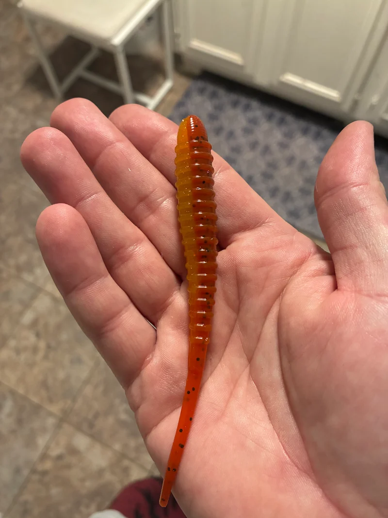 5in J-Money (fire craw) 6 per bag