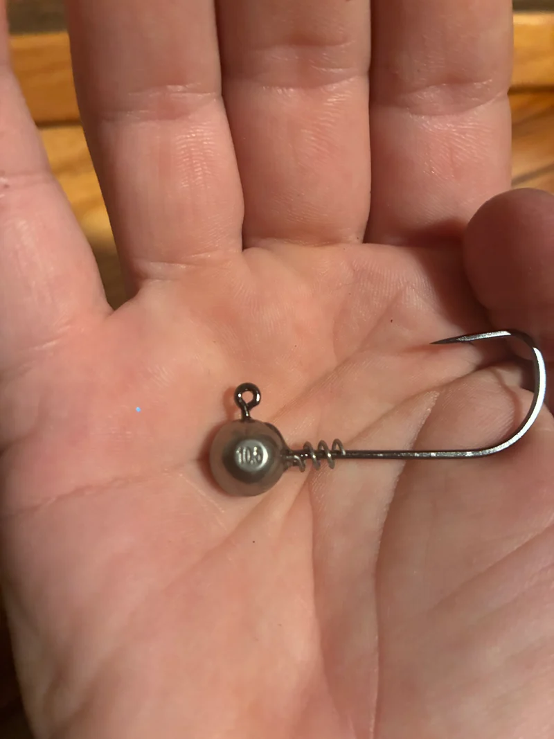 3/8oz Tungsten ball head BKK hook 4/0 shown (2 per pack)
