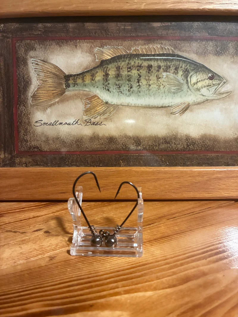 3/16oz Tungsten ball head BKK hook (4/0 hook shown) 2 per pack