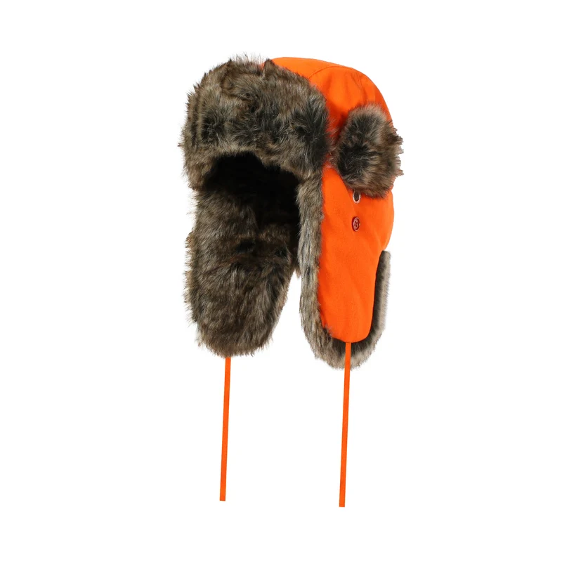 Chapeau aviateur - Orange