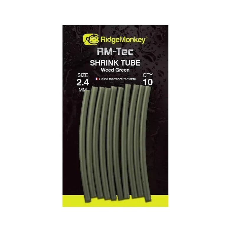 Gaine thermorétractable Ridge Monkey Vert 2,4 mm