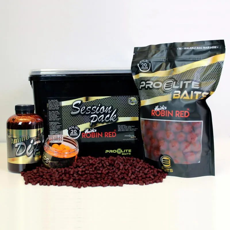 Session Emballage Pro Elite Baits Gold Robin Red