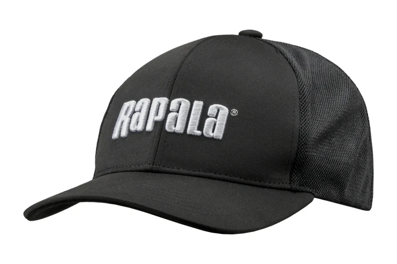Rapala Cap Black Mesh Snapback