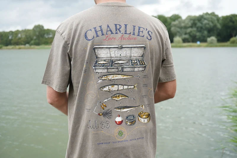 Charlie's Fishing Lure Archive Tee