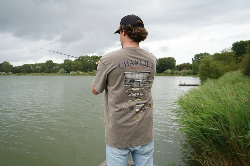 Charlie's Fishing Lure Archive Tee