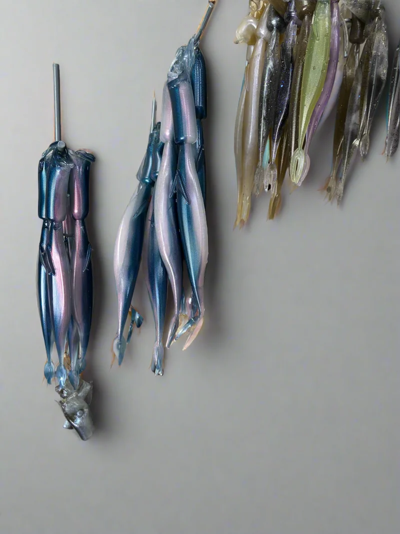5in Kash Money Minnow (Pro Blue Red Pearl) 5 per bag