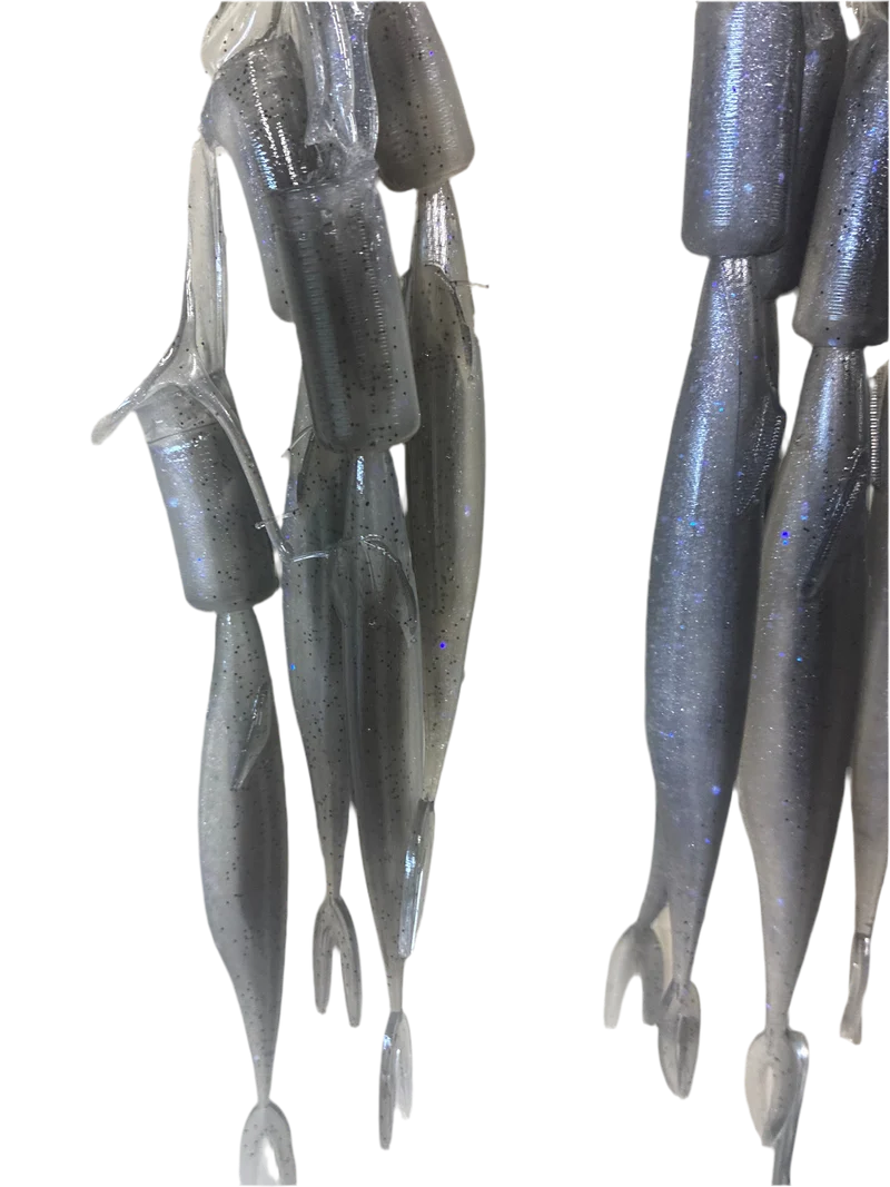 4.50in Kash Money Minnow Ghost gizzard shad 5 in a bag