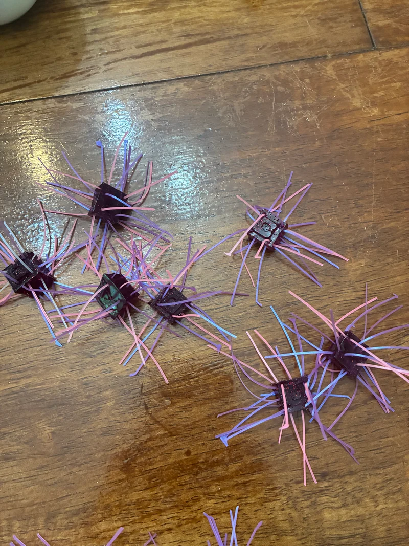 Harry Nut (Dice Bait) Purple and Pink 3 in a pack