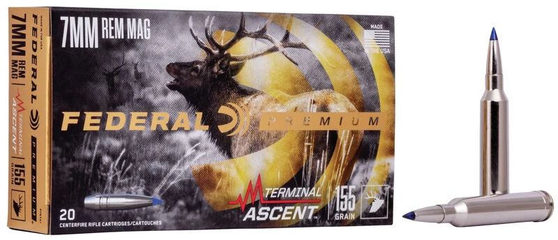 Munitions « Terminal Ascent » – cal. 7MM REM MAG – 155 gr – 20/bte