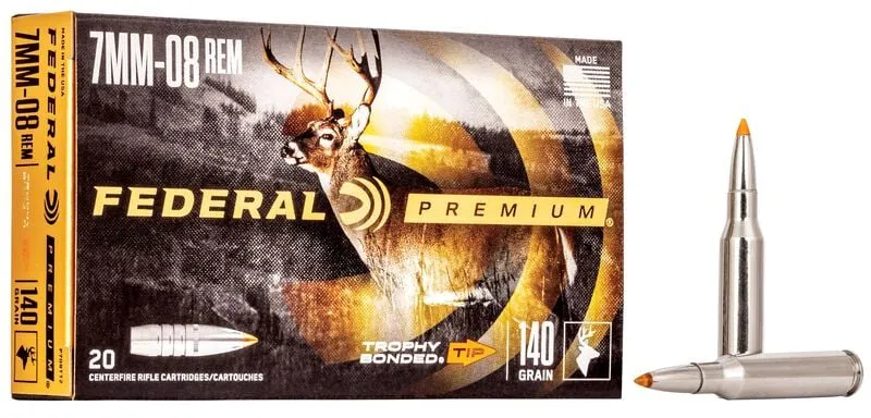 Munitions « Trophy Bonded Tip » – cal. 7MM-08 REM – 140 gr – 20/bte