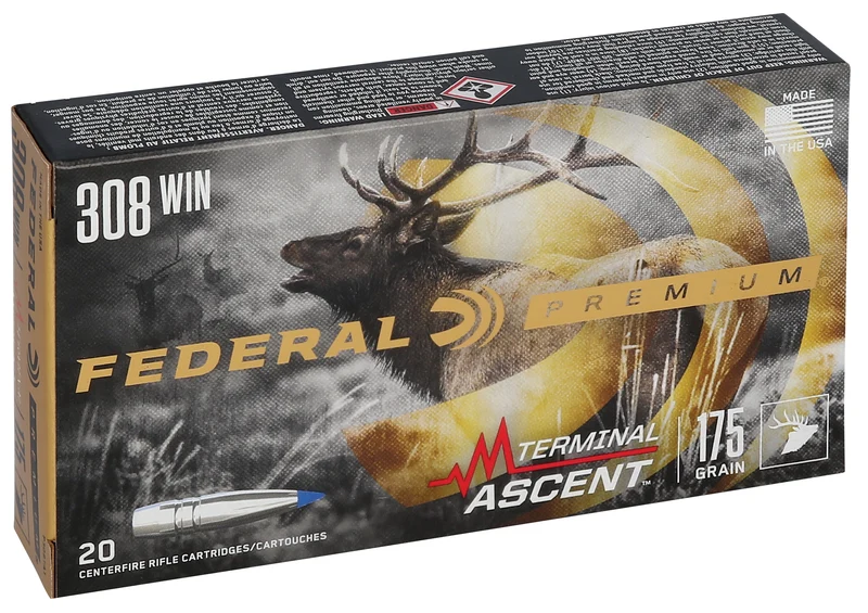 Munitions « Terminal Ascent » – cal. 308 WIN – 175 gr – 20/bte
