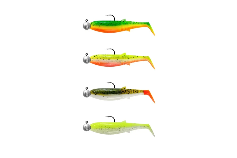 Savage Gear Cannibal Shad Dark Water Mix Pre-Rigged