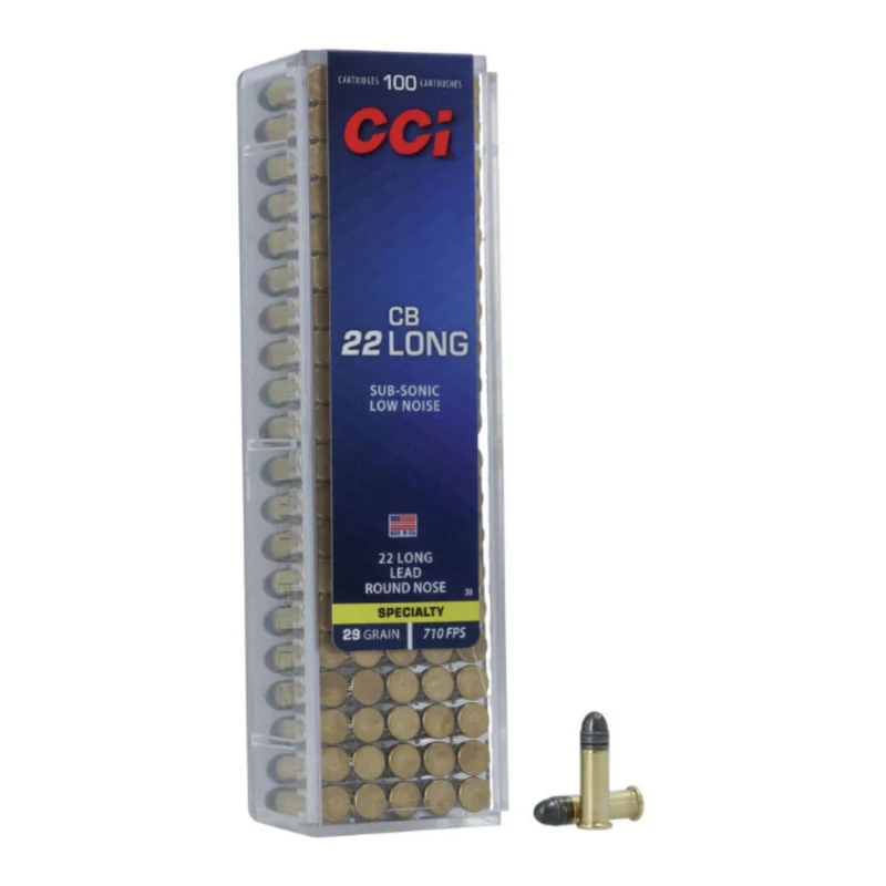 Munitions « Cb 22 Long » – cal. 22 LR – 29 gr – 100/bte