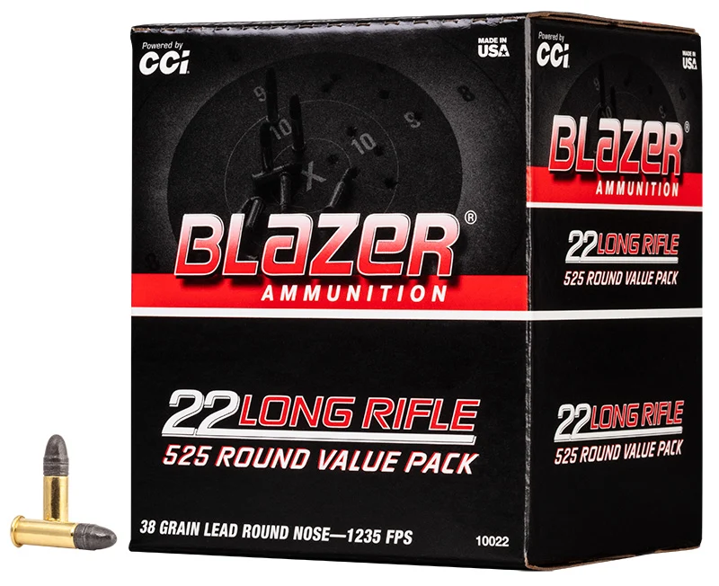 Munitions « Blazer » – cal. 22 LR – 38 gr – 525/bte
