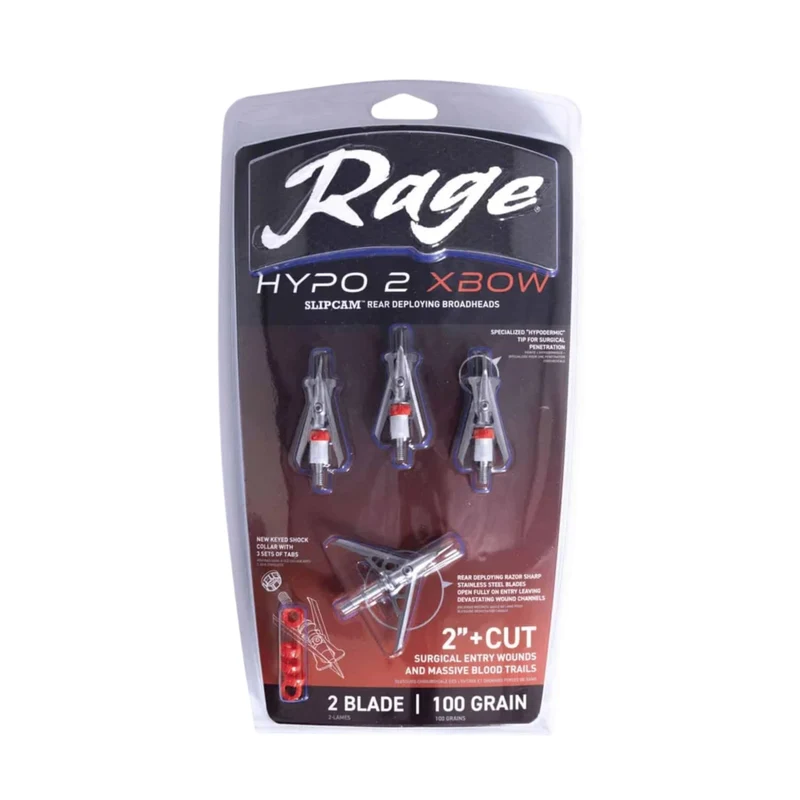Pointes de flèche "Hypo 2" pour arbalète 125gr - 4/pqt