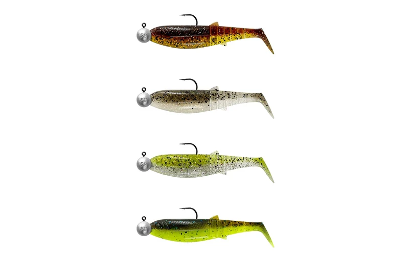 Savage Gear Cannibal Shad Clear Water Mix Pre-Rigged