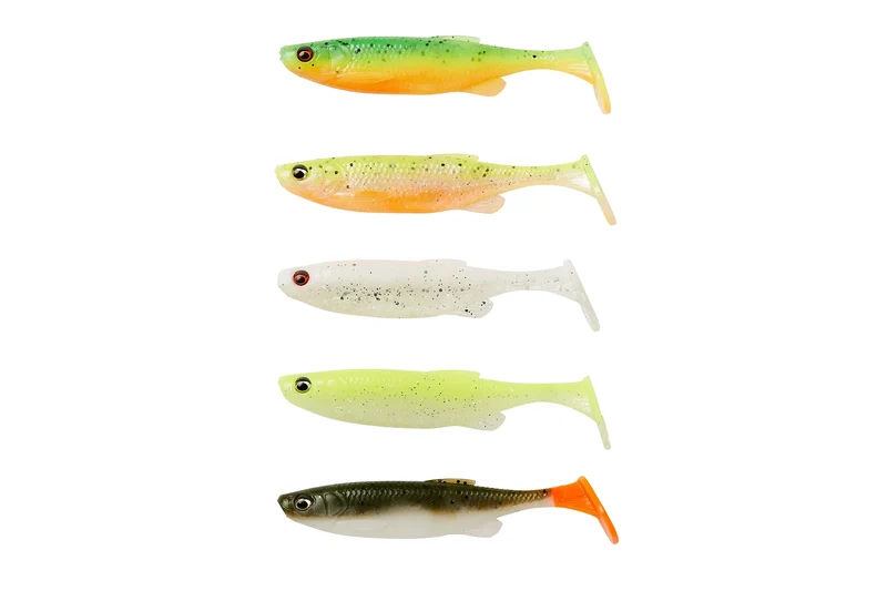 Savage Gear Fat Minnow T-Tail Dark Water Mix