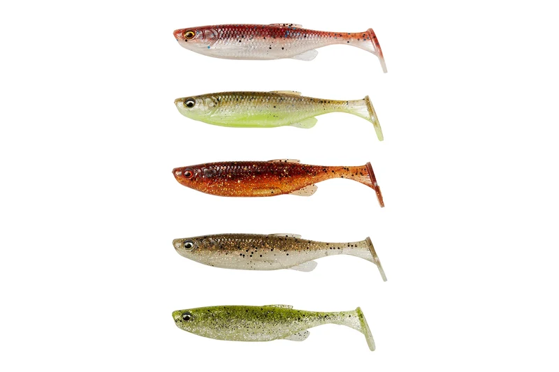 Savage Gear Fat Minnow T-Tail Clear Water Mix